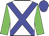 White body, blue cross belts, green arms, blue cap
