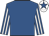Royal blue, royal blue & white striped sleeves, white cap, royal blue star