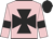 Pink, black maltese cross, armlets and cap