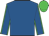 Royal blue, lime green seams on sleeves, lime green cap