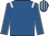 royal blue, silver epaulets, royal blue sleeves, silver seams, royal blue cap, silver stripes