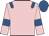 Pink, royal blue epaulets, armlets and cap