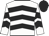 White, Black chevrons and cap