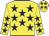 Yellow, black stars