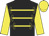 BLACK, YELLOW braids, YELLOW sleeves, YELLOW cap