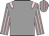 grey, pink epaulets, striped sleeves & cap