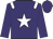 purple, white star, white epaulets