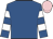 Royal blue, royal blue & white hooped sleeves, pink cap