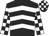 Black & white chevrons, check sleeves & cap