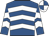 RoYAL BLUE, WHITE chevrons, WHITE and ROYAL BLUE quartered cap