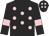 Black, pink spots, armlets and spots on cap