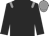 Black body, grey epaulettes, black arms, grey cap