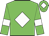 Big-green body, white diamond, big-green arms, white armlets, big-green cap, white diamond