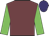 Garnet body, green arms, purple cap