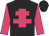 Black body, rose cross of lorraine, rose arms, black cap