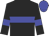 Black body, blue hoop, black arms, blue armlets, blue cap