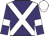 Purple, white cross belts, white armbands, white cap