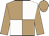 Light brown and White quartered, light brown sleeves and cap