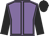 Mauve, black seams and sleeves, black cap