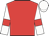 red, white sleeves, red armlets, white cap