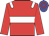 red, white epaulets, white hoop, blue cap, red hoop