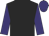 Black, purple sleeves and cap