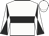 White, black hoop, diabolo on sleeves