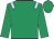 Emerald green, light blue epaulets