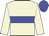 Beige body, blue hoop, blue cap