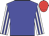 Blue body, white arms, blue striped, red cap