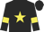 black, yellow star and armlet