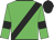 Lime Green, Black sash, armlets and cap
