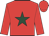 Red, dark green star