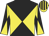 Yellow & black diabolo, striped cap