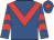 Royal blue, red chevron, chevrons on sleeves, royal blue cap, red star