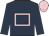 Dark blue body, pink hollow box, dark blue arms, pink cap