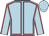 Light blue body, red seams, light blue arms, red seams, light blue cap