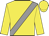Yellow, grey sash