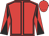 Red, black seams, diabolo on sleeves, red cap