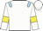 White, light blue epaulets, white sleeves, yellow armlets