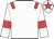 white, red epaulettes, red armbands, red star on cap