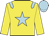 Yellow, Light Blue  star, epaulettes and cap