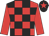Red & black check, red sleeves, black cap, red star