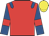 RED, ROYAL BLUE epaulets, ROYAL BLUE sleeves, RED armlets, YELLOW cap