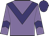 Mauve body, purple chevron, mauve arms, purple chevron, purple cap