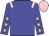 Blue, pink epaulets, pink stars on sleeves, pink cap