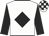 White, black diamond & sleeves, check cap