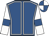 Royal blue, white seams, white sleeves, royal blue armlets, royal blue and white quartered cap