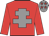 red, grey cross of lorraine, grey cap, red stars