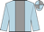 light blue, grey stripe, quartered cap